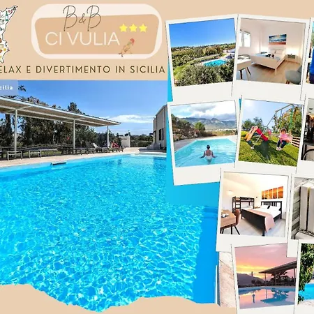Ci Vulia B&B - Sicilia Sea, Pool, Bbq, Tv, Wi-Fi Alcamo Marina Exterior foto